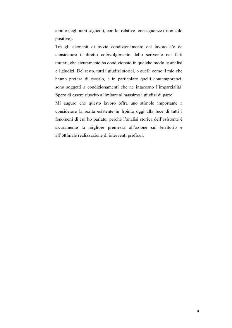 Anteprima della tesi: Irpinia storia e memoria del terremoto, Pagina 6