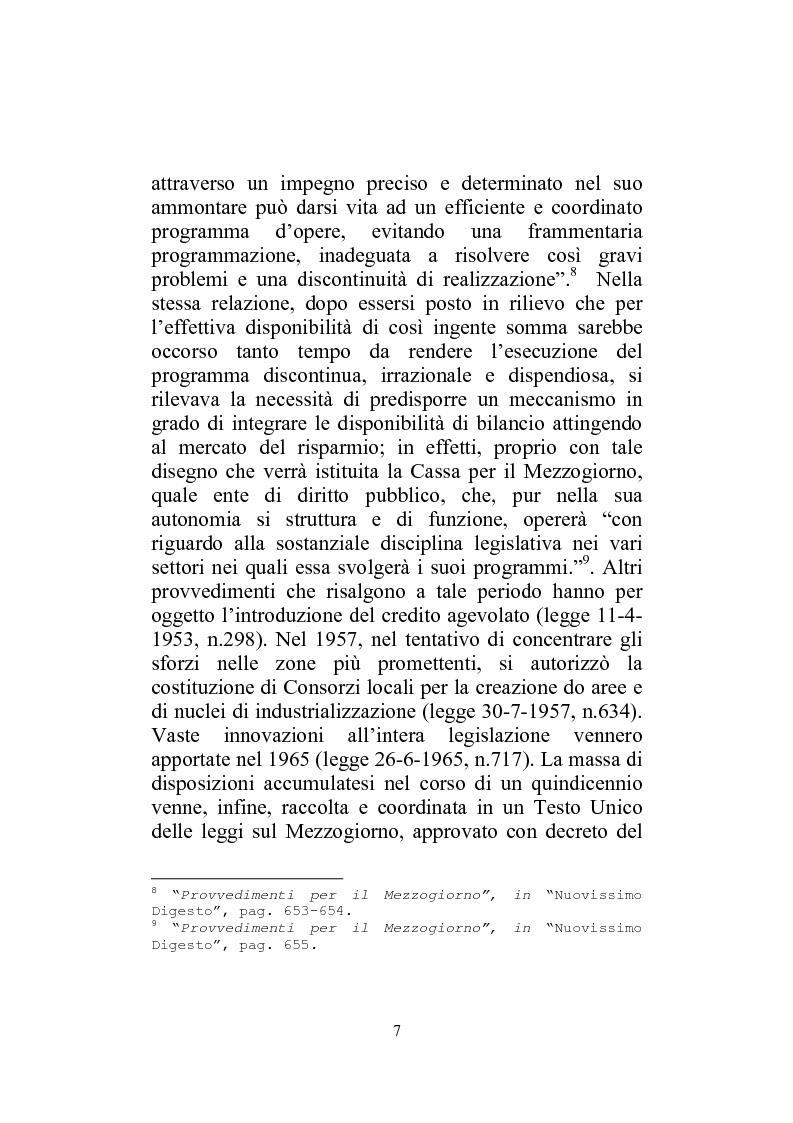 Anteprima della tesi: I Finanziamenti agevolati alle PMI nel Mezzogiorno, Pagina 12