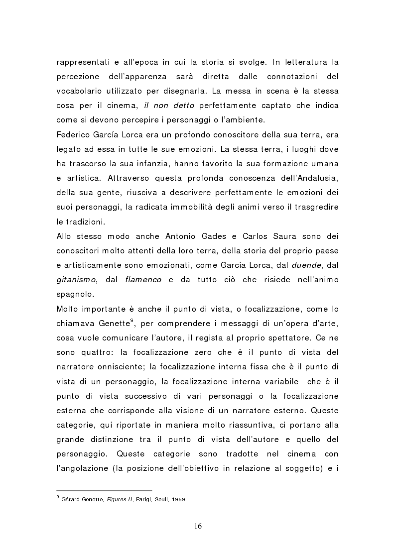 Anteprima della tesi: Federico García Lorca: Bodas de Sangre, dal testo letterario al testo filmico, Pagina 11