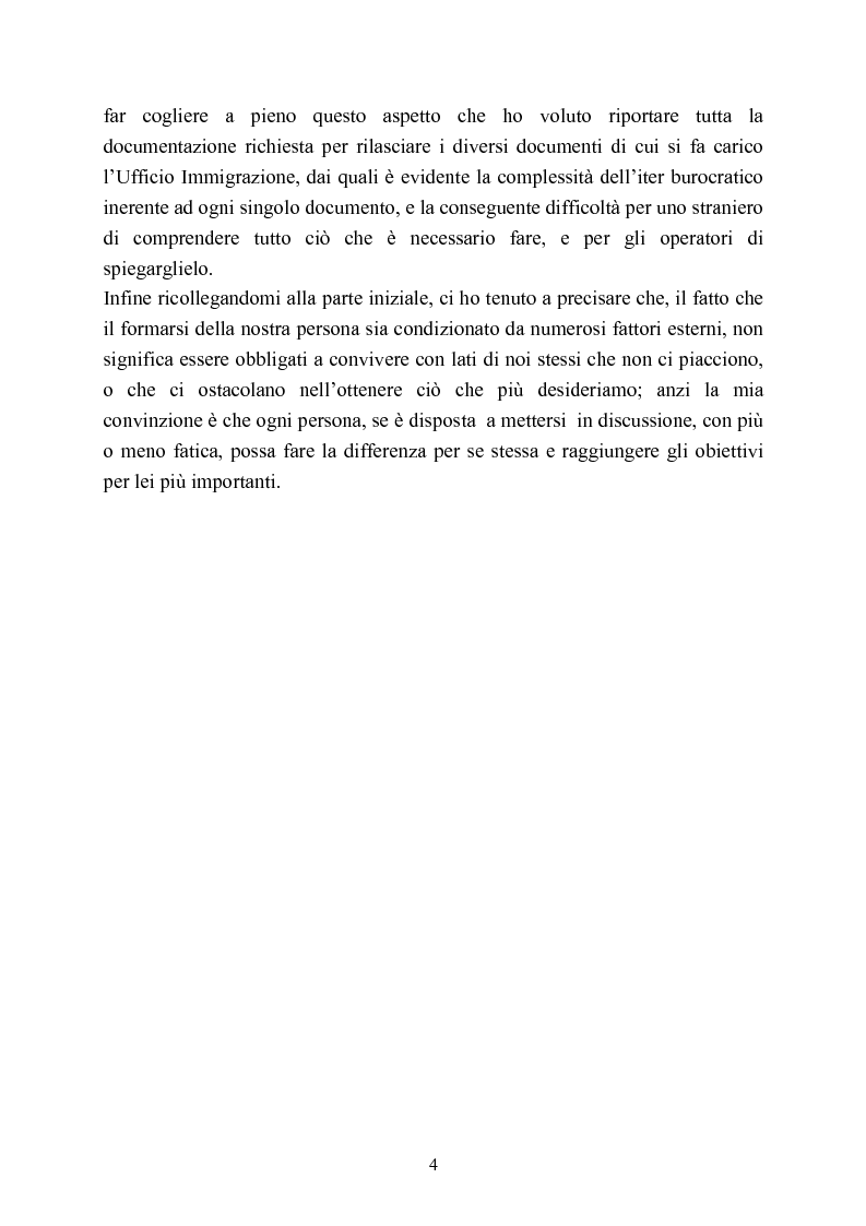 Anteprima della tesi: Ufficio Stranieri: una umanità professionale nascosta, Pagina 2