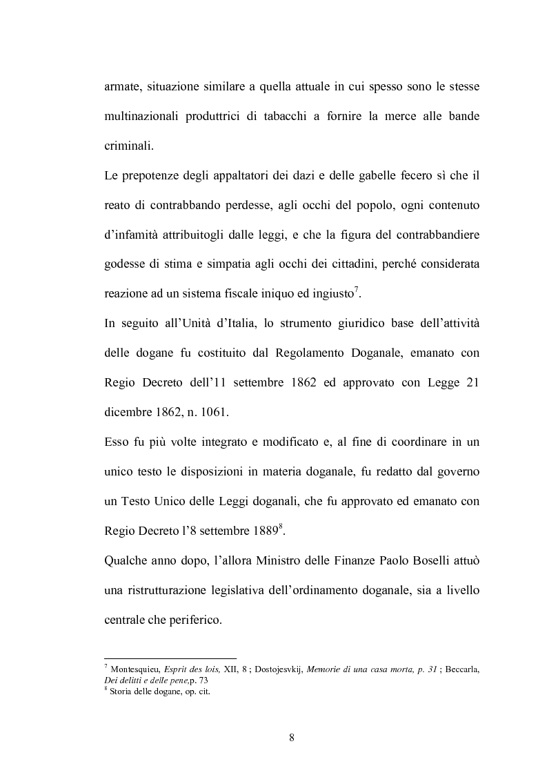 Anteprima della tesi: Il contrabbando di tabacchi lavorati esteri ex art. 291bis, Pagina 4