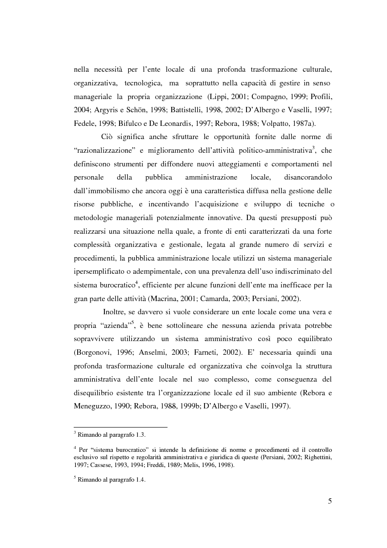 Anteprima della tesi: Il controllo di gestione nell'amministrazione del governo locale, Pagina 11