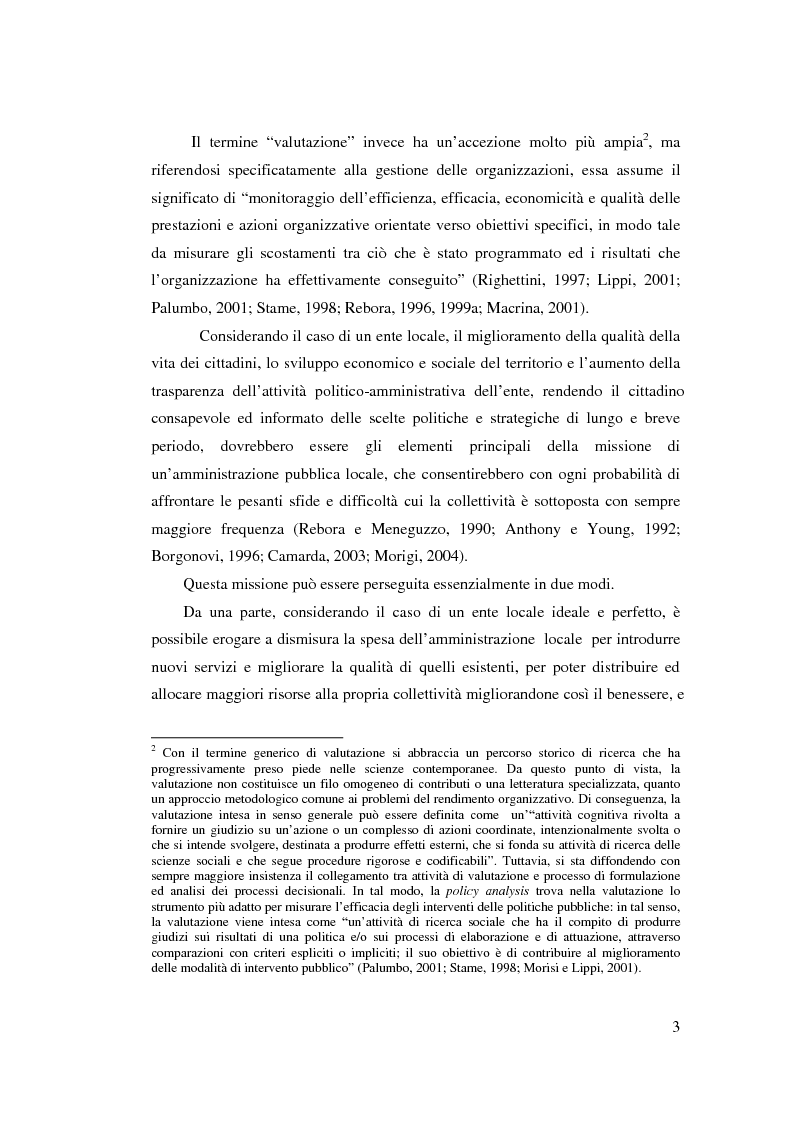Anteprima della tesi: Il controllo di gestione nell'amministrazione del governo locale, Pagina 9