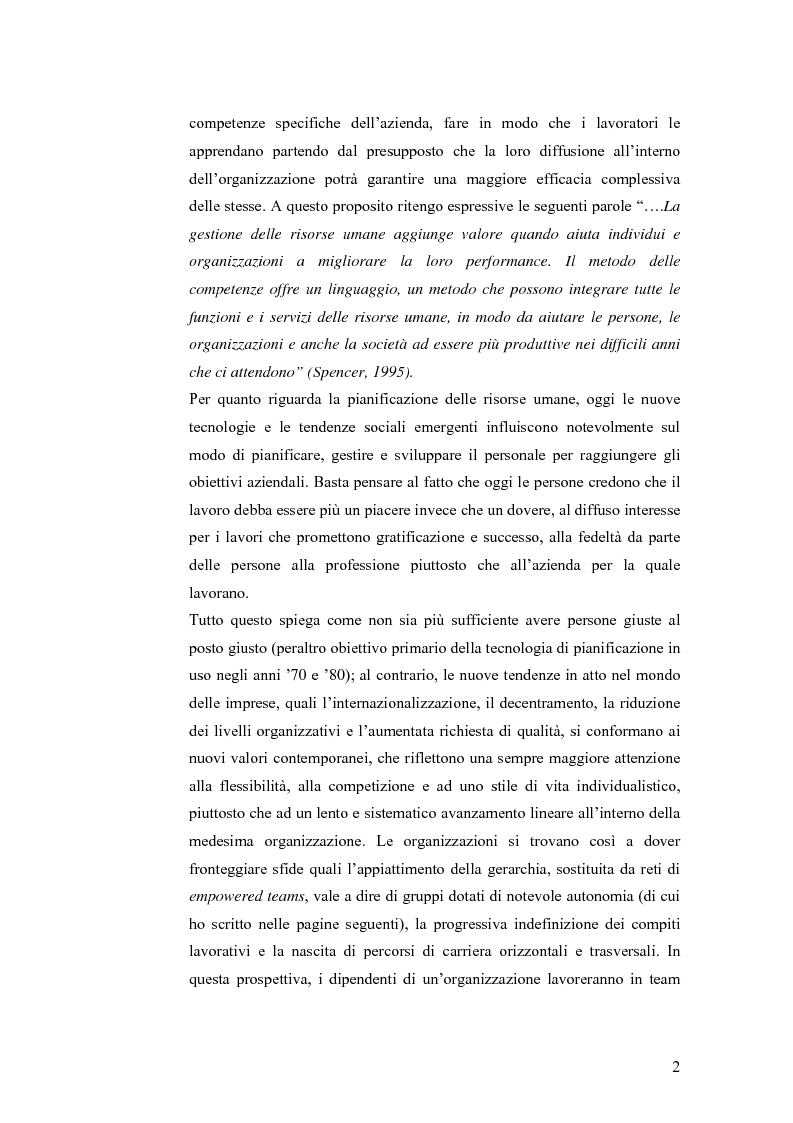 Anteprima della tesi: L'offerta formativa attivata in Italia nell' a.a. 2004/2005 in Gestione delle Risorse Umane, Pagina 2