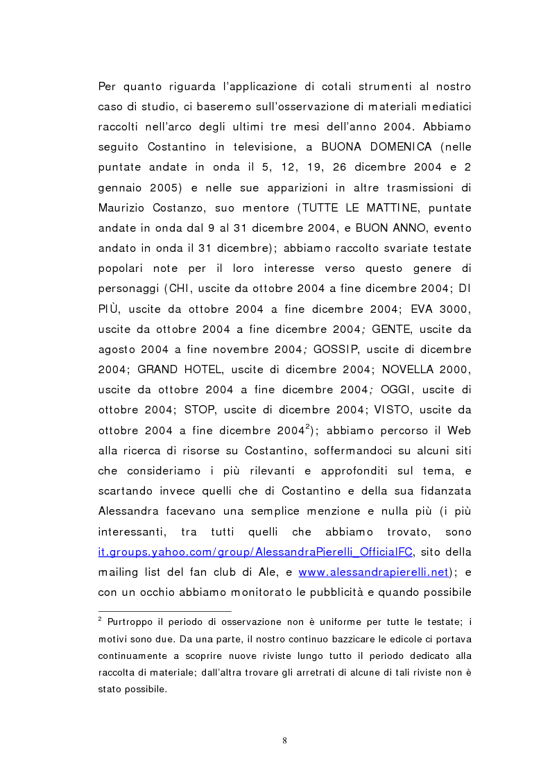 Anteprima della tesi: Personaggi mediatici contemporanei: il caso di Costantino, Pagina 5