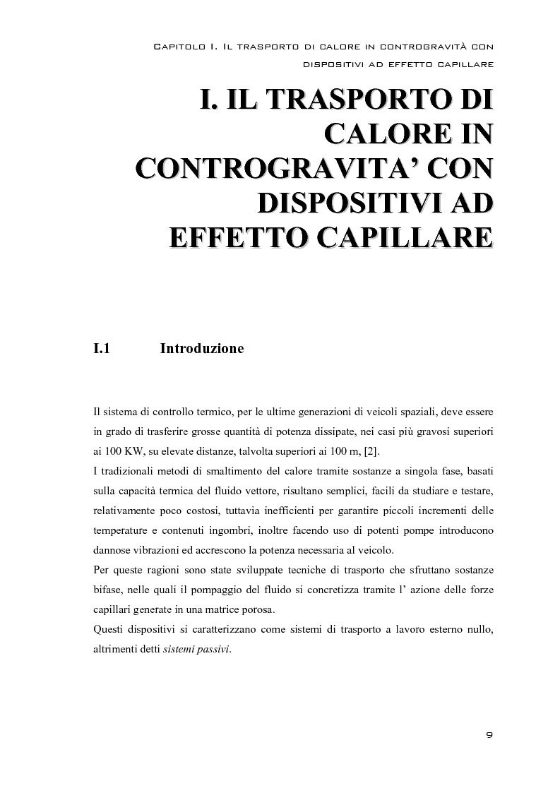 Anteprima della tesi: Rilievi Sperimentali sui Termosifoni Bifase in Contro Gravità, Pagina 6