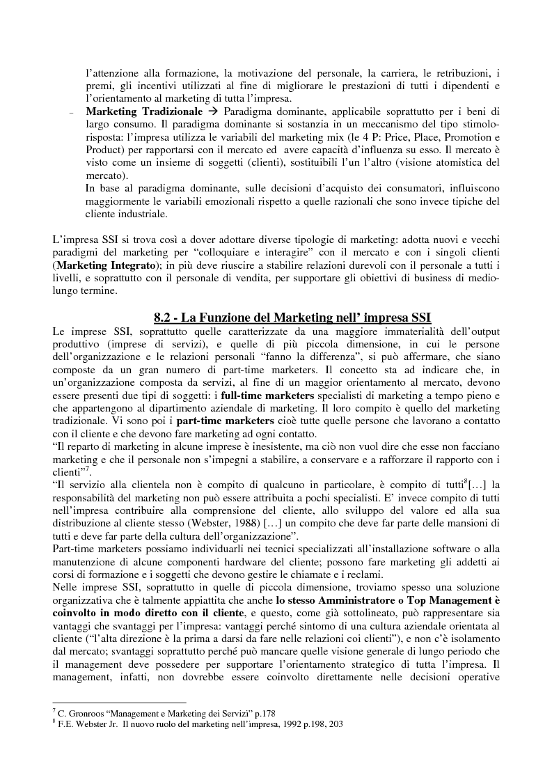 Anteprima della tesi: Problematiche di Marketing dell'impresa di software e servizi informatici, Pagina 3