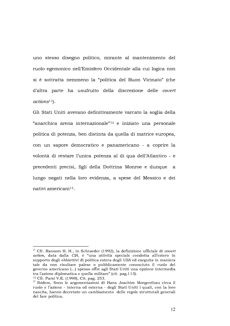 Anteprima della tesi: L'esportazione della democrazia l'esperienza statunitense in America centrale, Pagina 12