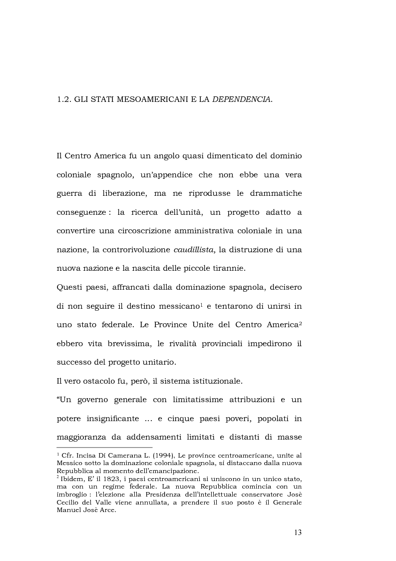 Anteprima della tesi: L'esportazione della democrazia l'esperienza statunitense in America centrale, Pagina 13