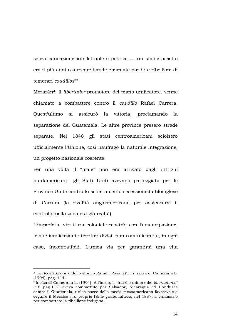 Anteprima della tesi: L'esportazione della democrazia l'esperienza statunitense in America centrale, Pagina 14