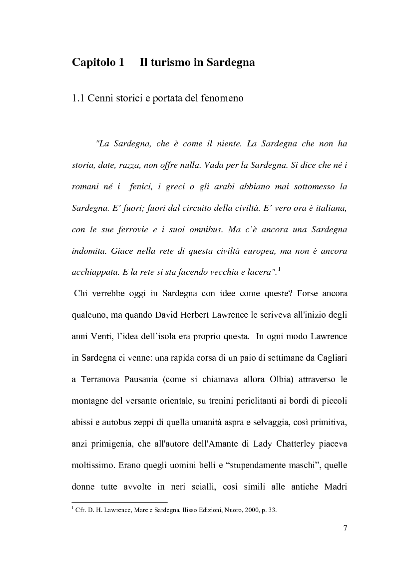 Anteprima della tesi: Internet: un valore aggiunto per il turismo in Sardegna?, Pagina 6