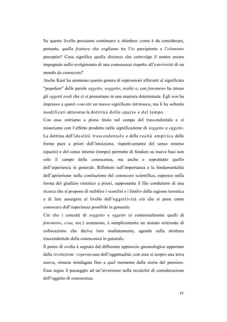 Anteprima della tesi: Trascendenza e immanenza nel trascendentalismo kantiano, Pagina 4