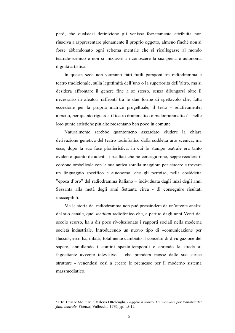 Anteprima della tesi: La poesia dello spazio. Il teatro radiofonico in Italia (1924-1974), Pagina 2