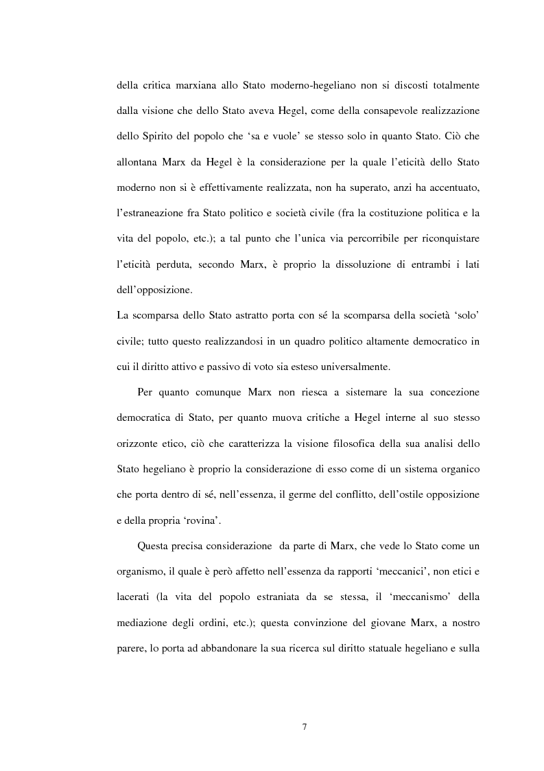 Anteprima della tesi: Il problema dello stato in Karl Marx, Pagina 4