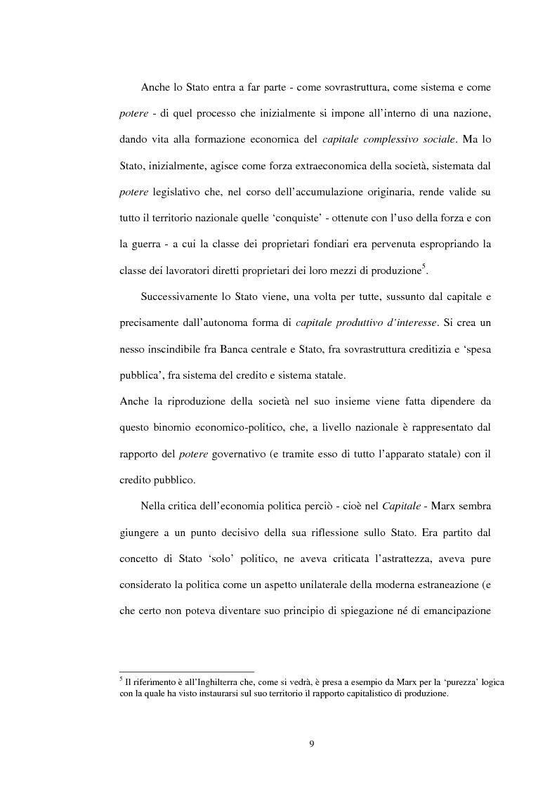 Anteprima della tesi: Il problema dello stato in Karl Marx, Pagina 6