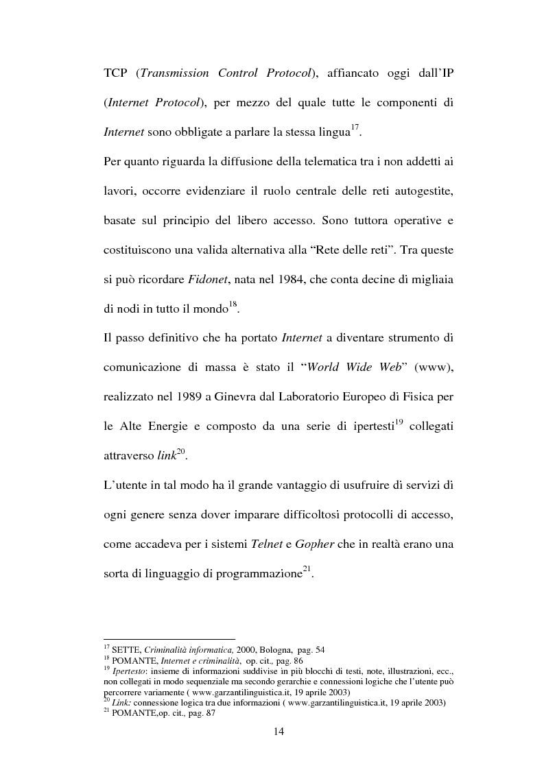 Anteprima della tesi: Le offese al patrimonio mediante strumenti informatici, Pagina 11