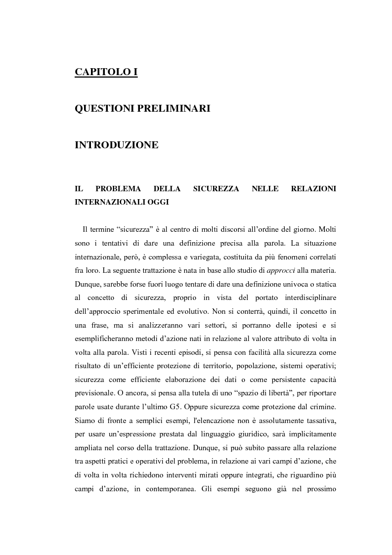 Anteprima della tesi: Crittografia come scienza in fieri: approcci alla sicurezza internazionale, Pagina 5