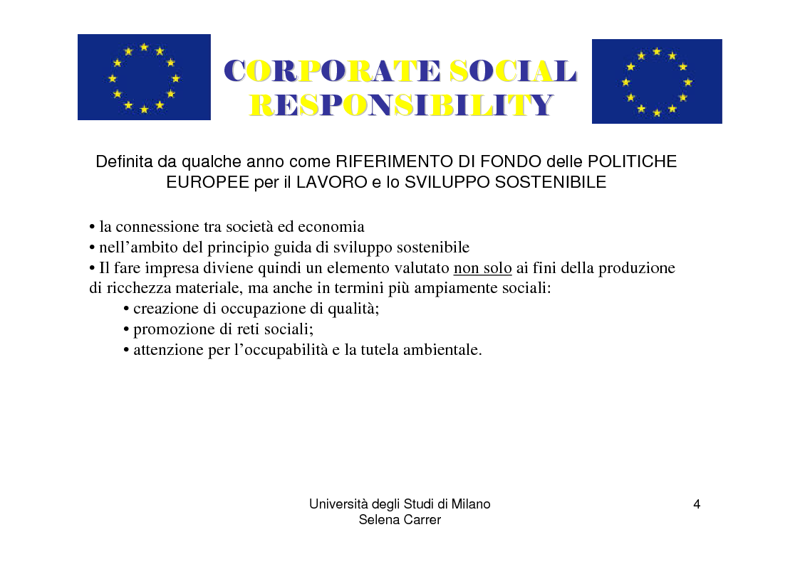 Anteprima della tesi: Economia ed etica: il bilancio sociale come manifestazione di impegno etico, Pagina 4