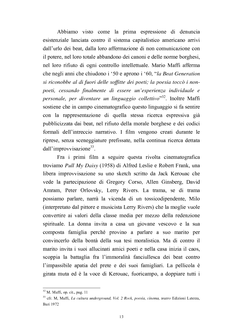 Anteprima della tesi: Il cinema americano e la controcultura fra gli anni '50 e gli anni '70, Pagina 11