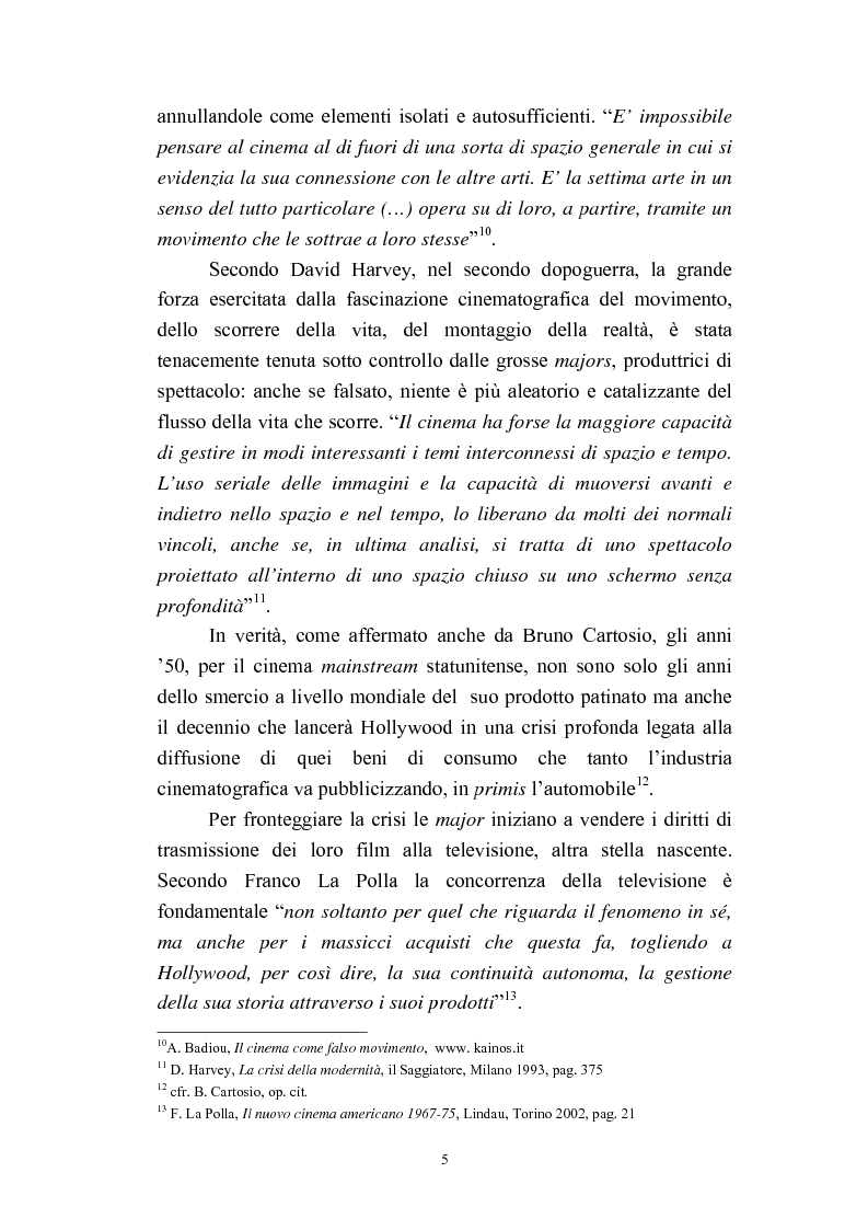 Anteprima della tesi: Il cinema americano e la controcultura fra gli anni '50 e gli anni '70, Pagina 3