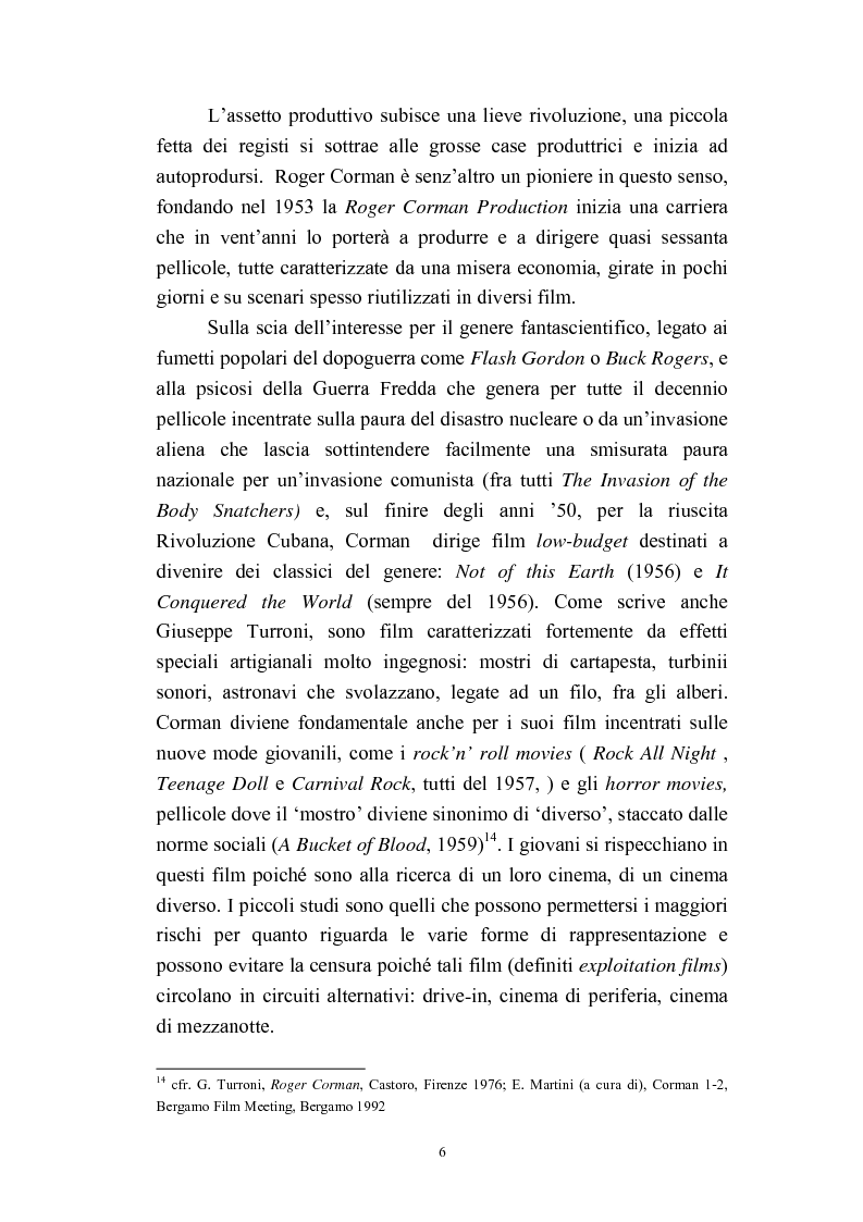 Anteprima della tesi: Il cinema americano e la controcultura fra gli anni '50 e gli anni '70, Pagina 4