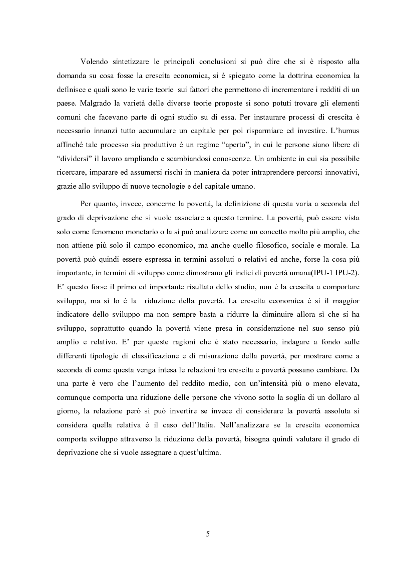 Anteprima della tesi: Crescita e povertà: un'analisi empirica per i paesi latinoamericani, Pagina 5