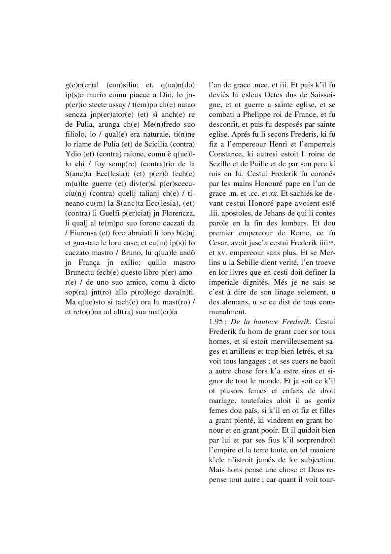Anteprima della tesi: Brunetto Latini - ''Tresor'' - Volgarizzamento di Bono Giamboni - Adattamento salentino, Pagina 12