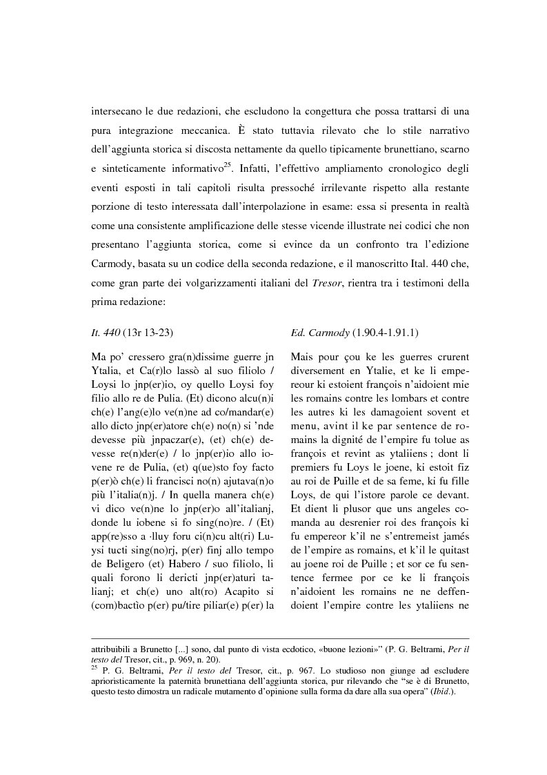 Anteprima della tesi: Brunetto Latini - ''Tresor'' - Volgarizzamento di Bono Giamboni - Adattamento salentino, Pagina 8