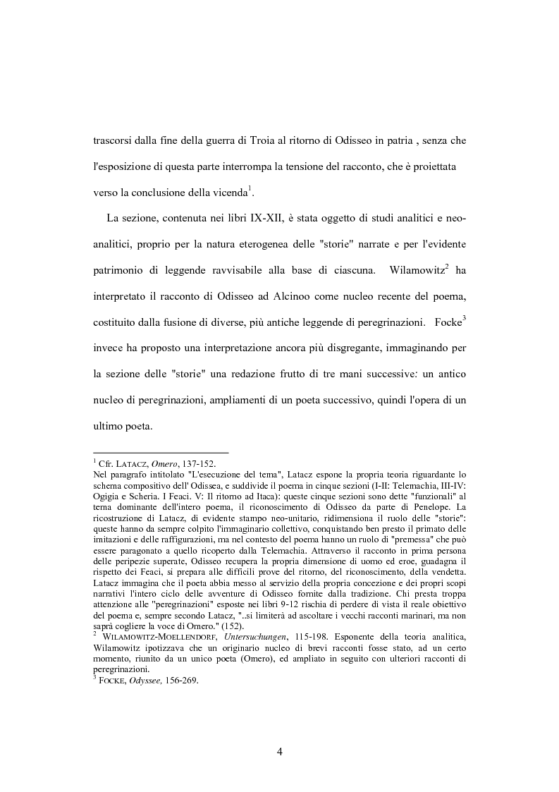 Anteprima della tesi: Polifemo e l'Età dell'Oro: variazione di un tema da Omero a Platone, Pagina 4