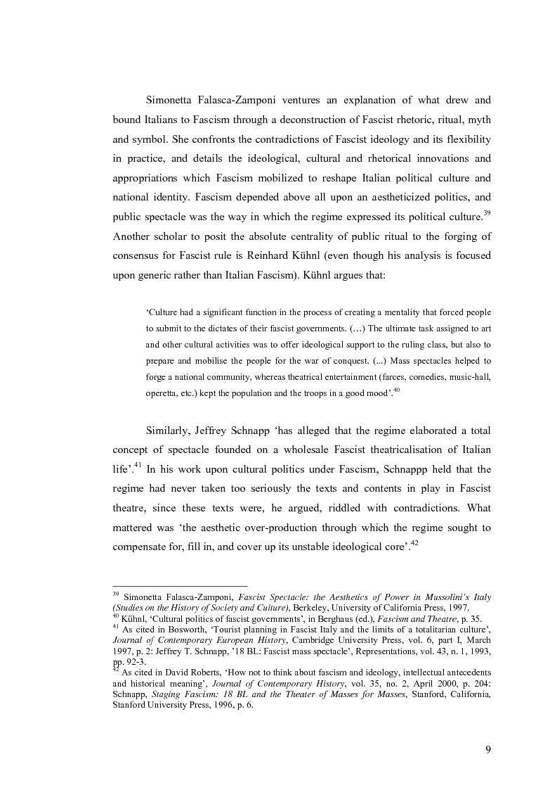 Anteprima della tesi: Culture, tourism and Fascism in Venice 1919-1945, Pagina 9