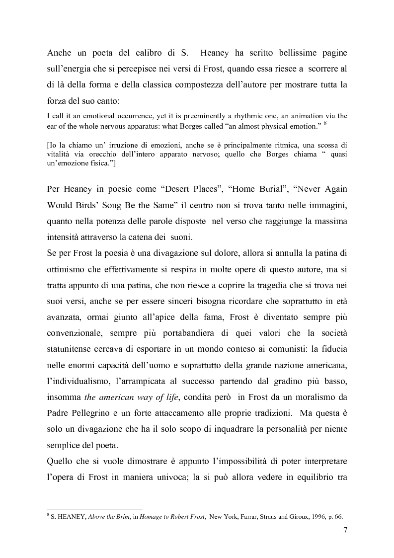 Anteprima della tesi: La poetica del confine.Tre poesie tradotte di Robert Frost, Pagina 5
