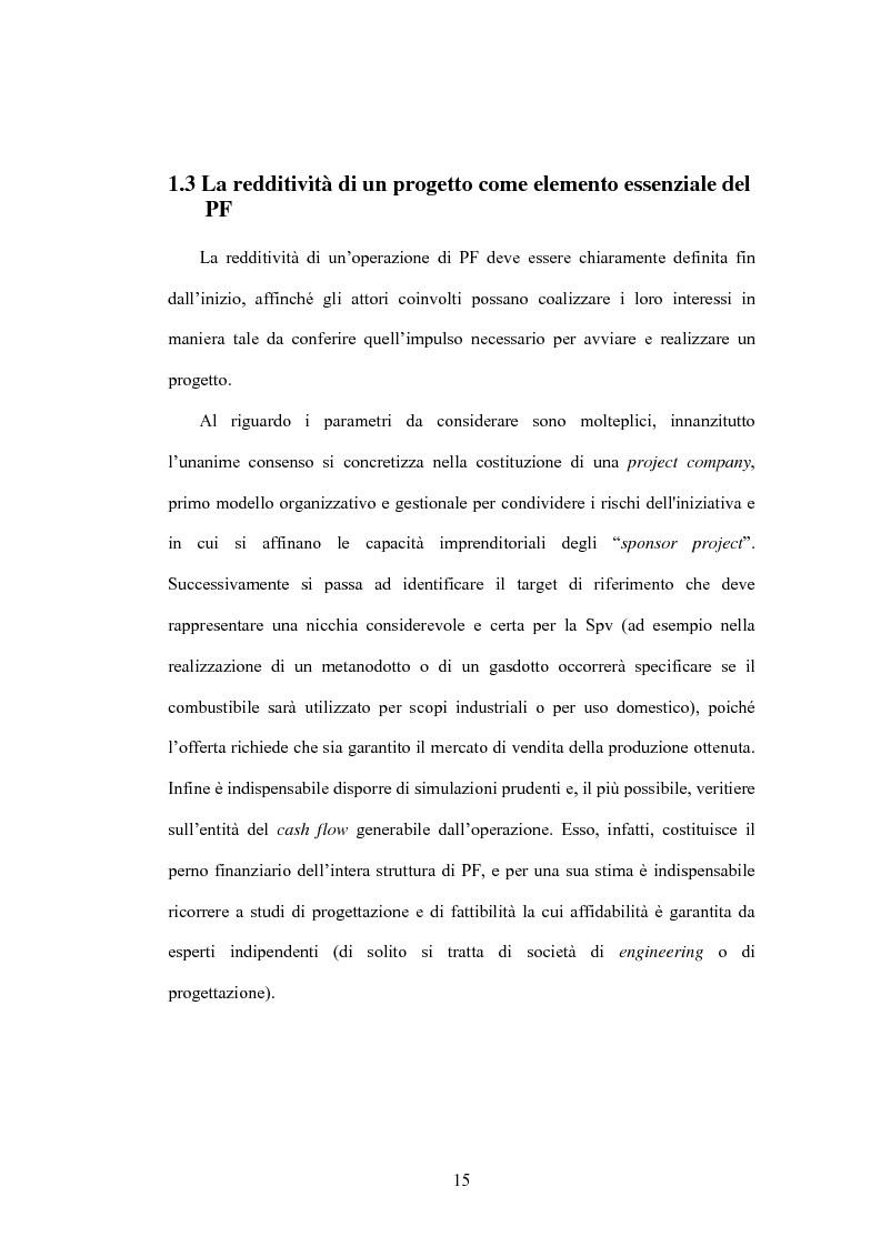 Anteprima della tesi: Il project financing: la realizzazione delle grandi opere infrastrutturali, Pagina 13