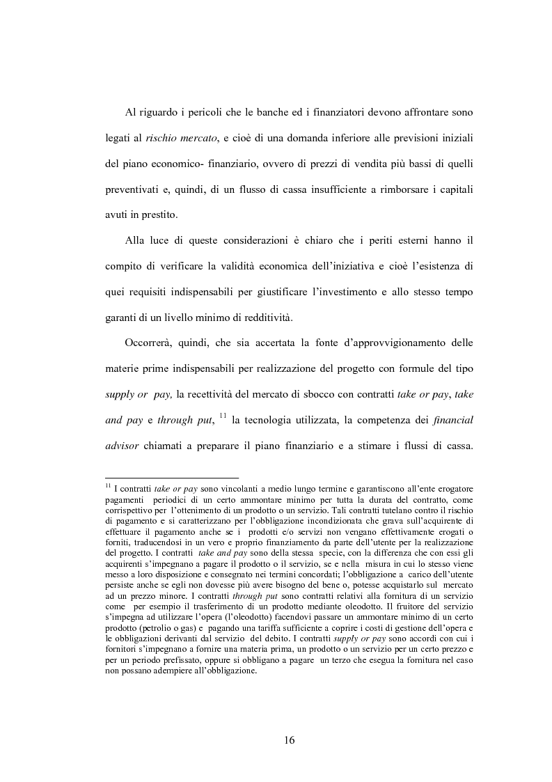 Anteprima della tesi: Il project financing: la realizzazione delle grandi opere infrastrutturali, Pagina 14