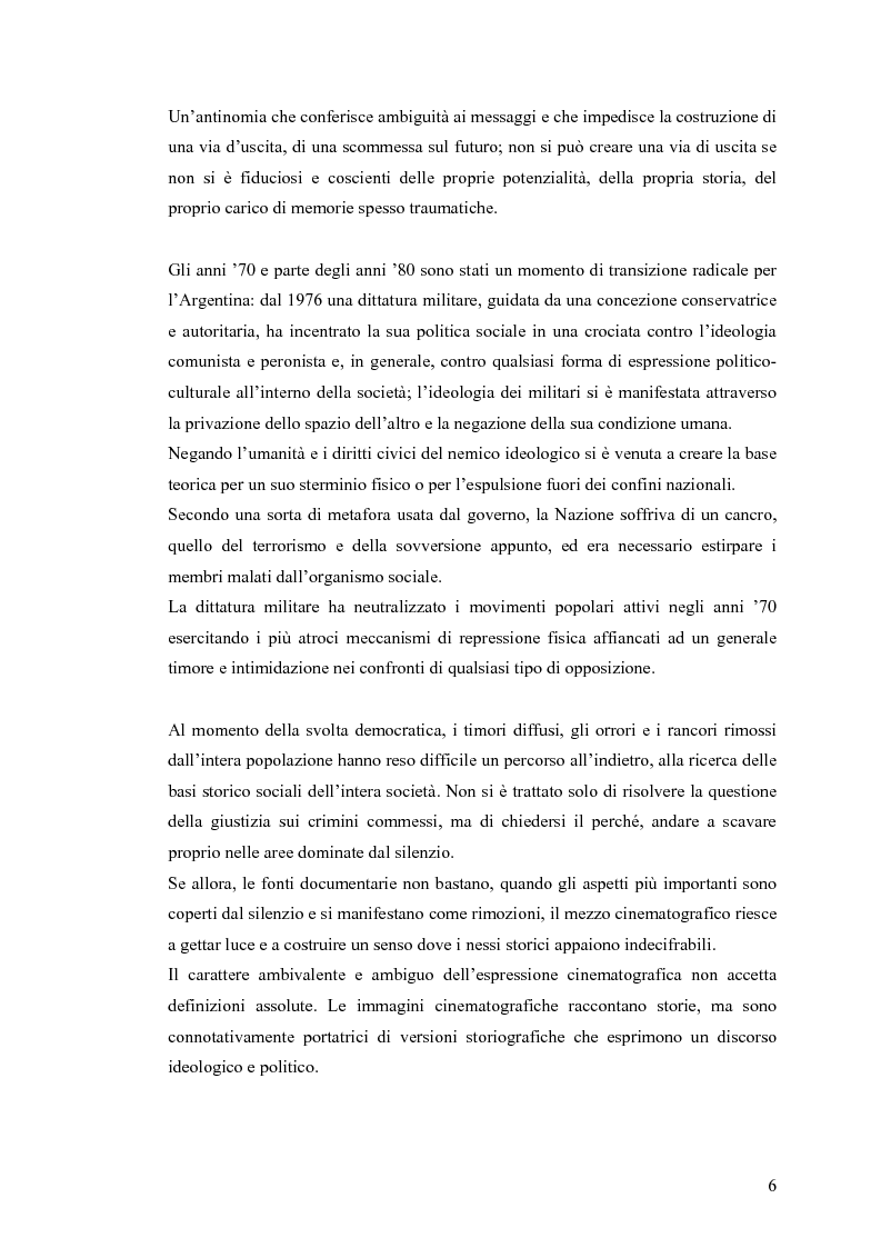 Anteprima della tesi: Argentina: la storia attraverso la macchina da presa, Pagina 2