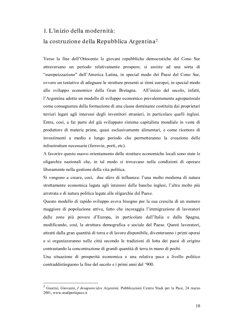 Anteprima della tesi: Argentina: la storia attraverso la macchina da presa, Pagina 6