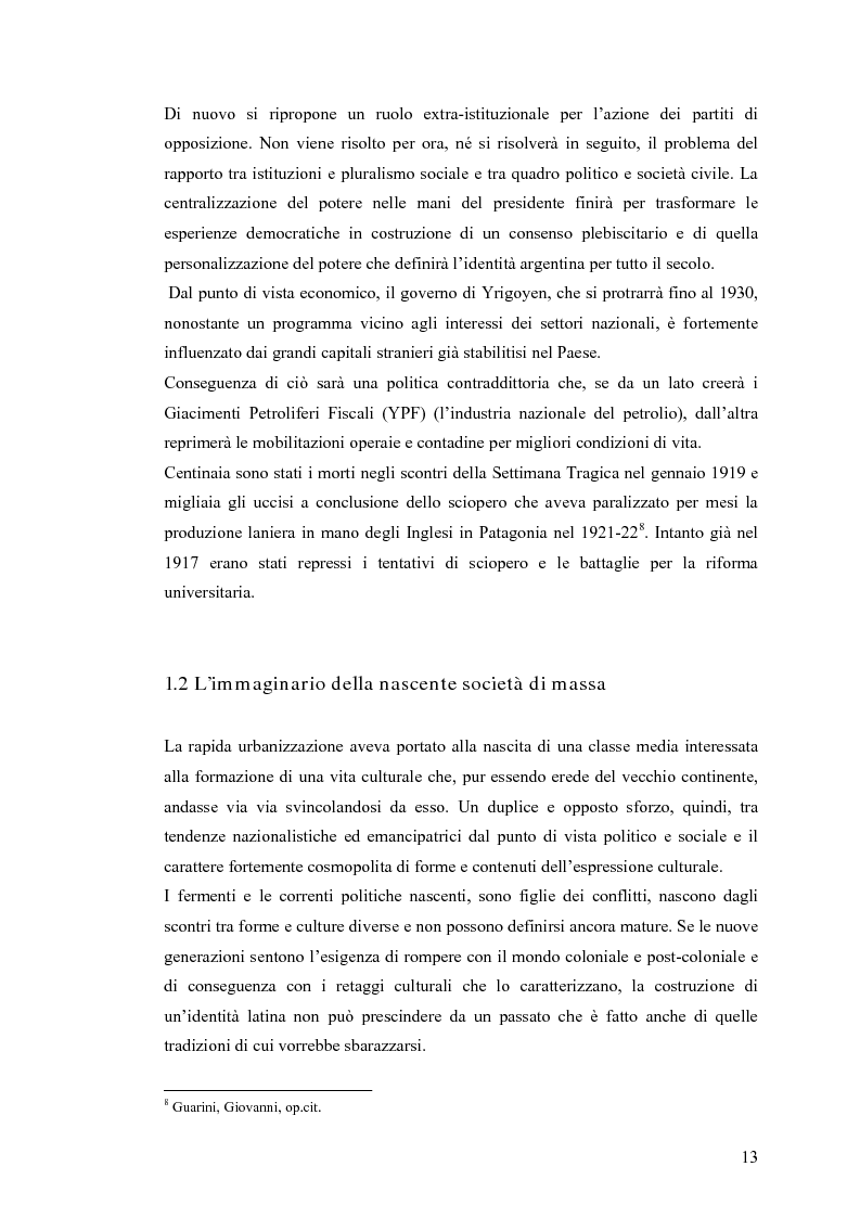 Anteprima della tesi: Argentina: la storia attraverso la macchina da presa, Pagina 9
