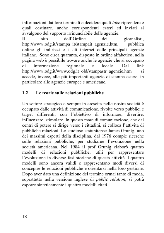 Anteprima della tesi: Il servizio stampa dell'europarlamento. Raccolta, selezione, trattamento delle notizie sulla principale istituzione europea, Pagina 11