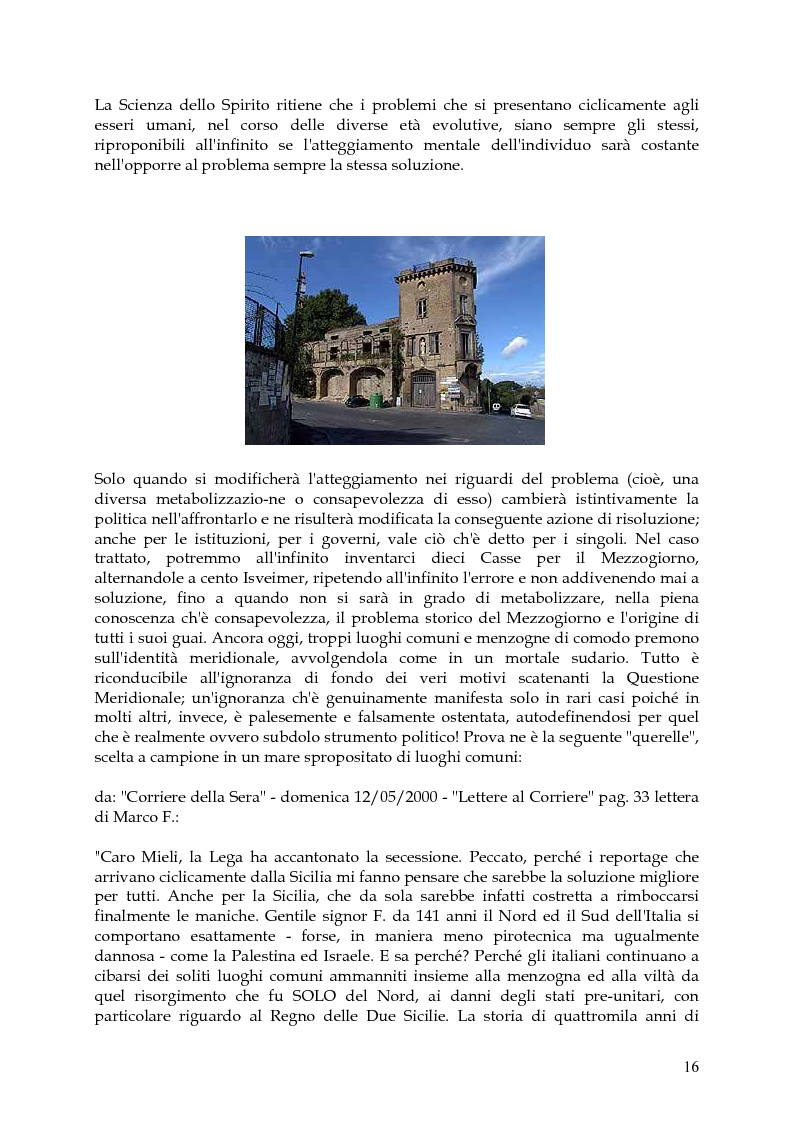 Anteprima della tesi: Vita, morte e ''miracoli'' dell'Economia e del (sotto) Sviluppo in Campania-1860/2004, Pagina 12