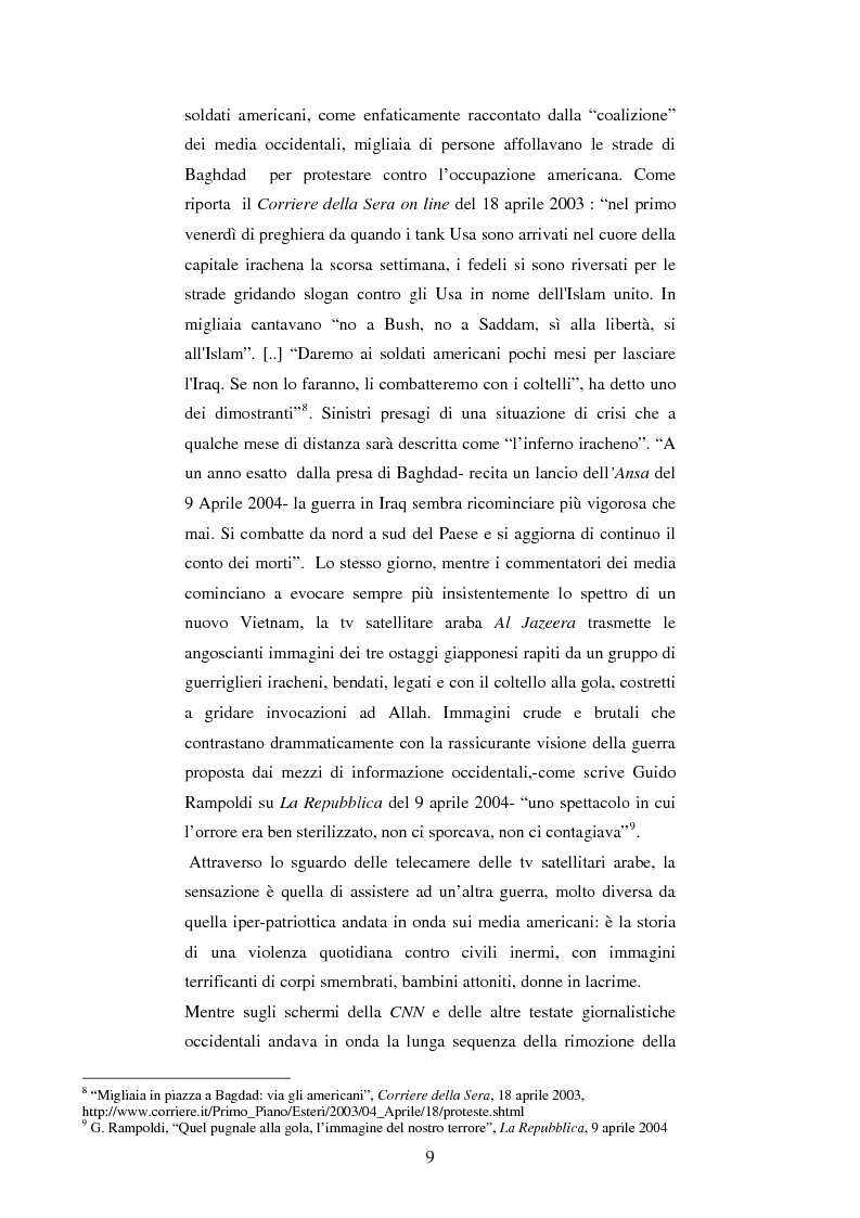 Anteprima della tesi: Disinformazione di guerra. Il caso Al Jazeera, Pagina 5