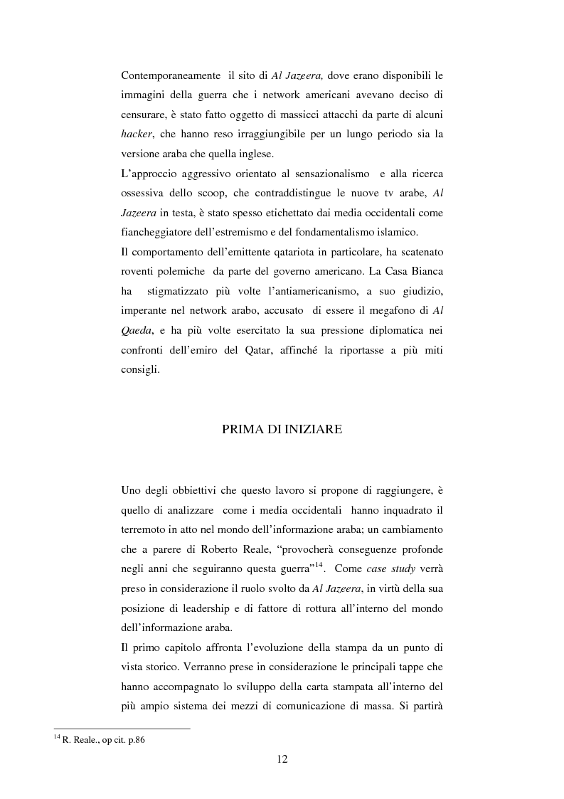 Anteprima della tesi: Disinformazione di guerra. Il caso Al Jazeera, Pagina 8