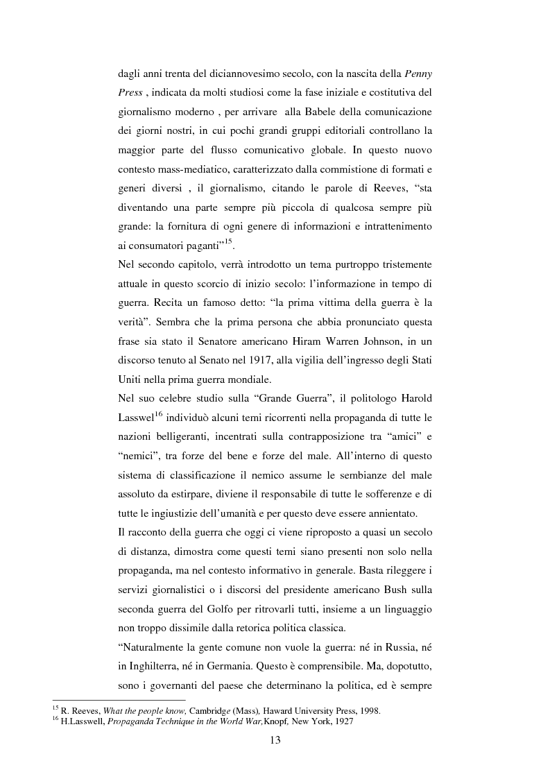 Anteprima della tesi: Disinformazione di guerra. Il caso Al Jazeera, Pagina 9
