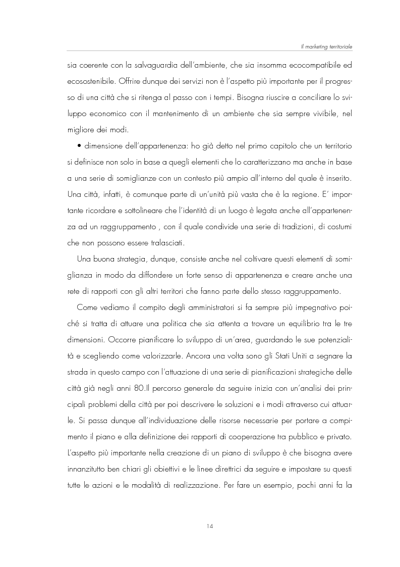Anteprima della tesi: Il Marketing Territoriale: come cambiare l’immagine di una città, Pagina 10