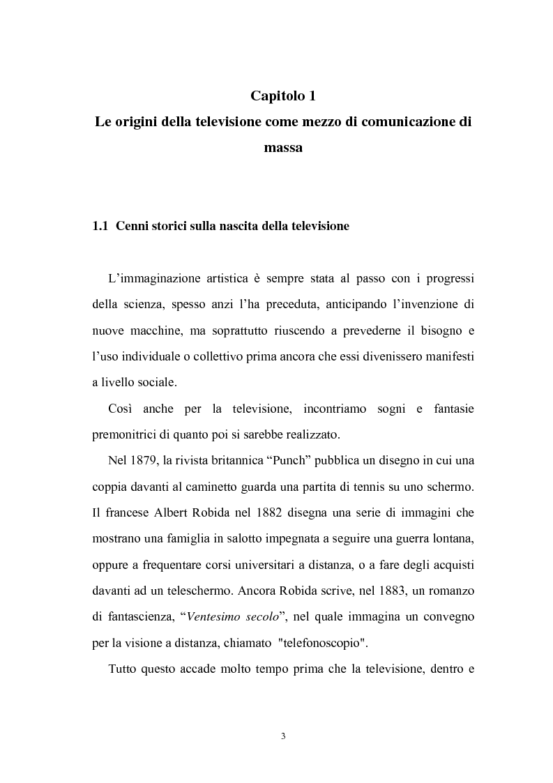 Anteprima della tesi: Ruolo della televisione nella socializzazione dei minori, Pagina 3
