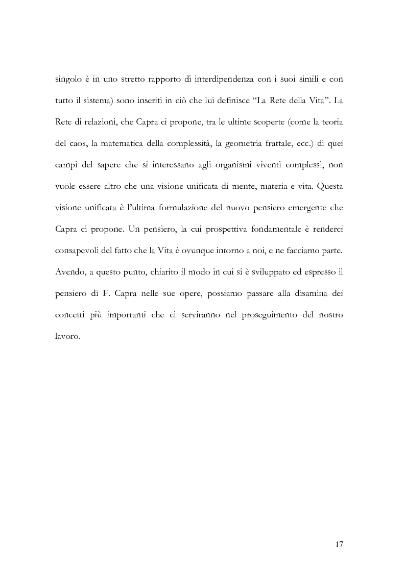 Anteprima della tesi: I nuovi paradigmi della conoscenza psicologica nel pensiero di Fritjof Capra, Pagina 14