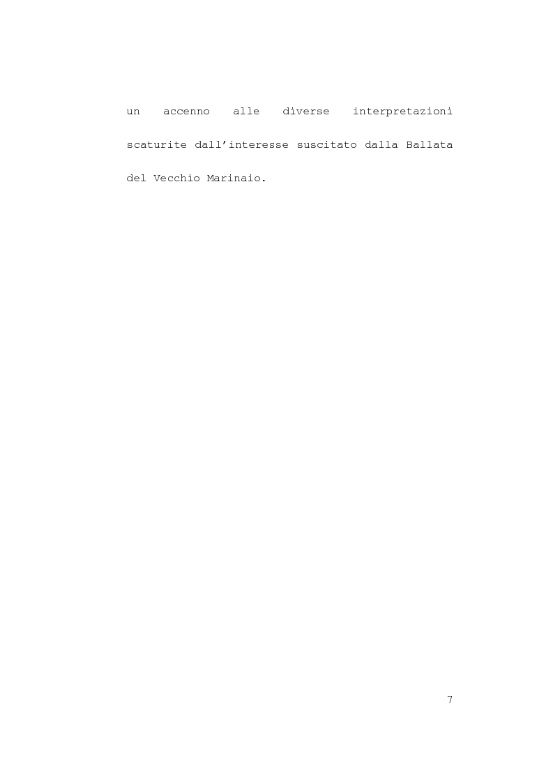 Anteprima della tesi: Itinerari simbolici nel Rime of Ancient Mariner, Pagina 3