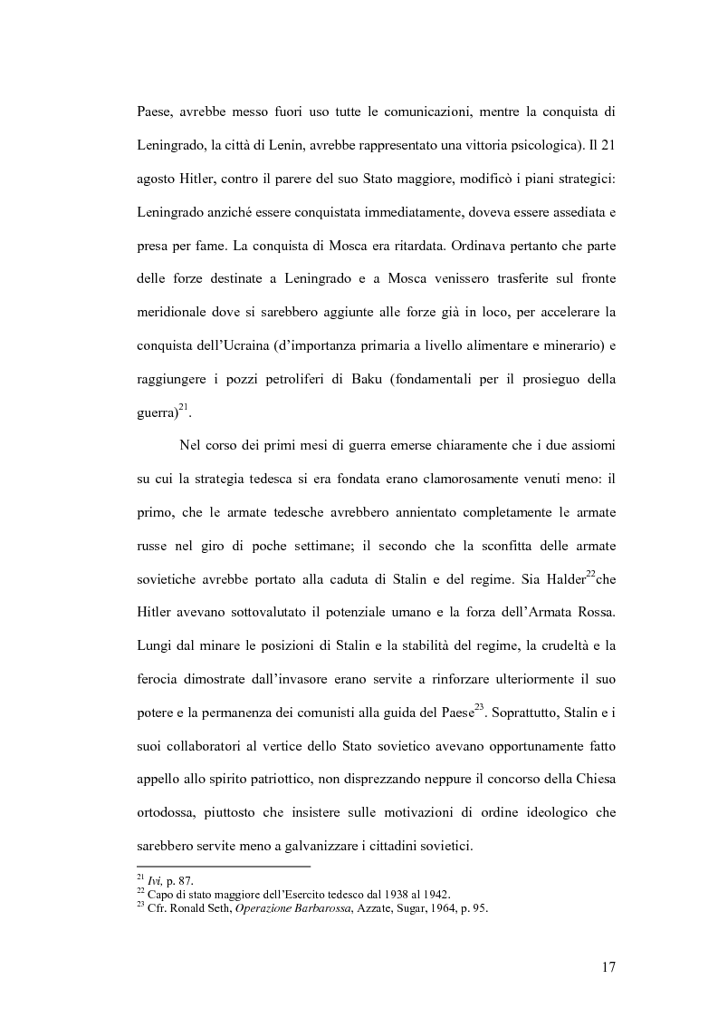 Anteprima della tesi: I prigionieri italiani in Unione Sovietica tra storiografia e fonti d'archivio, Pagina 13