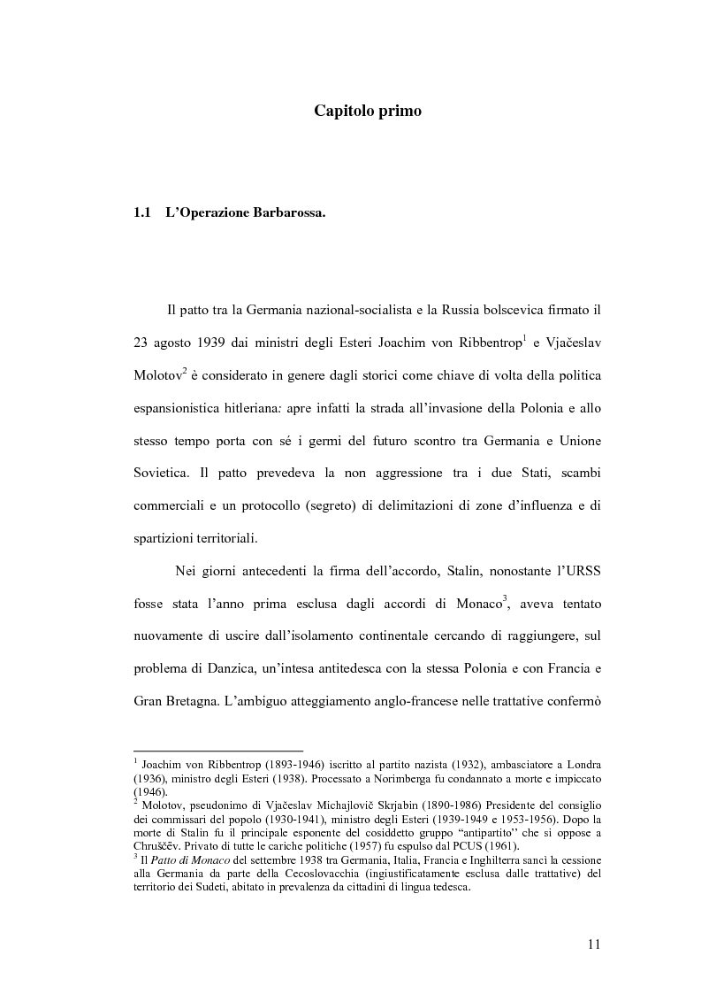 Anteprima della tesi: I prigionieri italiani in Unione Sovietica tra storiografia e fonti d'archivio, Pagina 7
