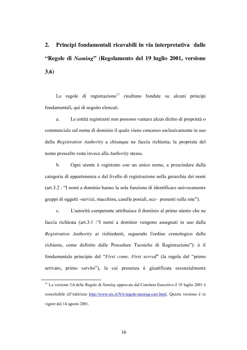 Anteprima della tesi: Internet e illecito civile: la responsabilità derivante dall’uso illecito dei nomi di dominio, Pagina 11