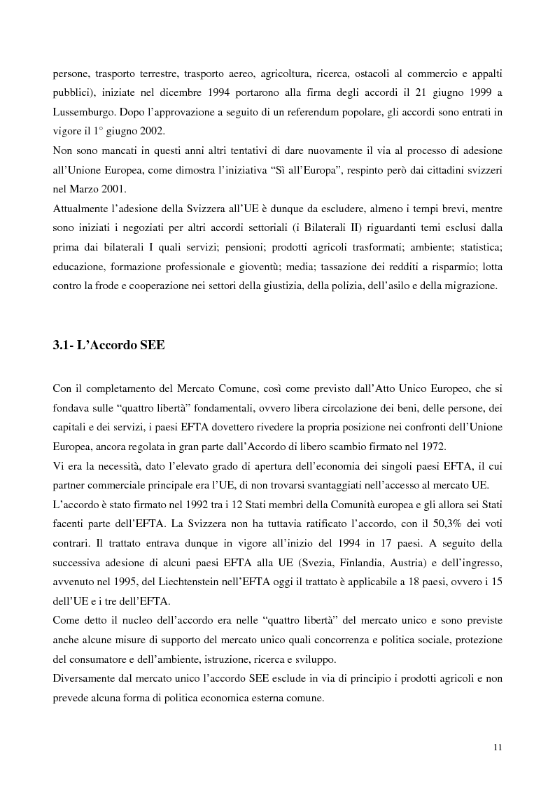 Anteprima della tesi: Relazioni economiche Svizzera-EU: le conseguenze dell'adozione dell'Euro, Pagina 11