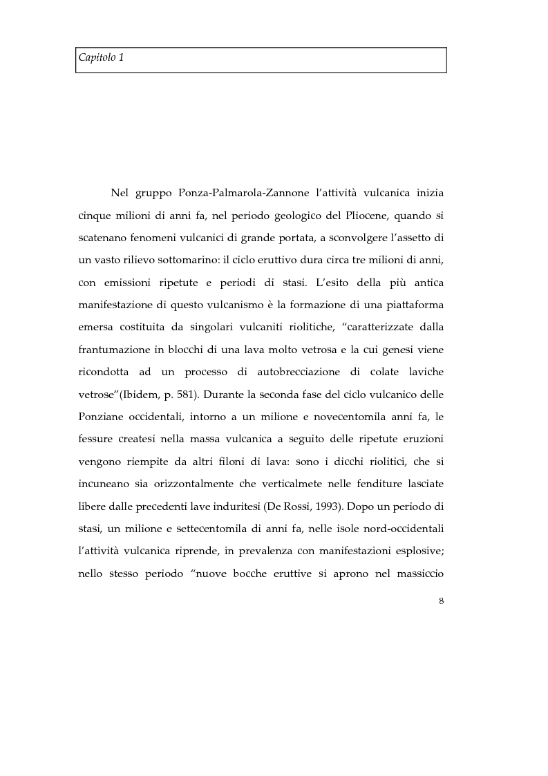 Anteprima della tesi: Memorie d'isola. Abitanti, turisti e confinati a Ponza., Pagina 13